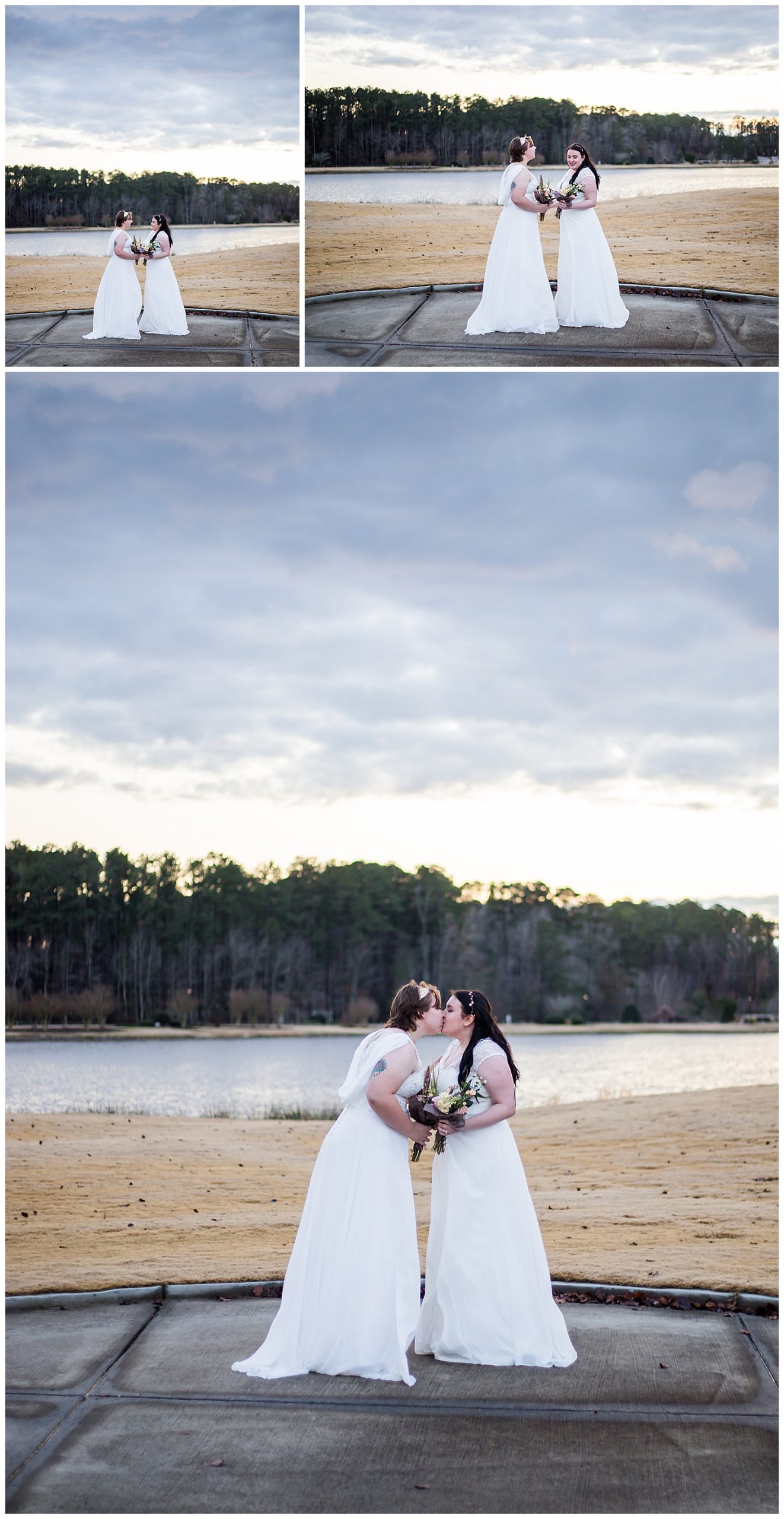 Katie + Leanne First Look - Alyssa Brooke Photography